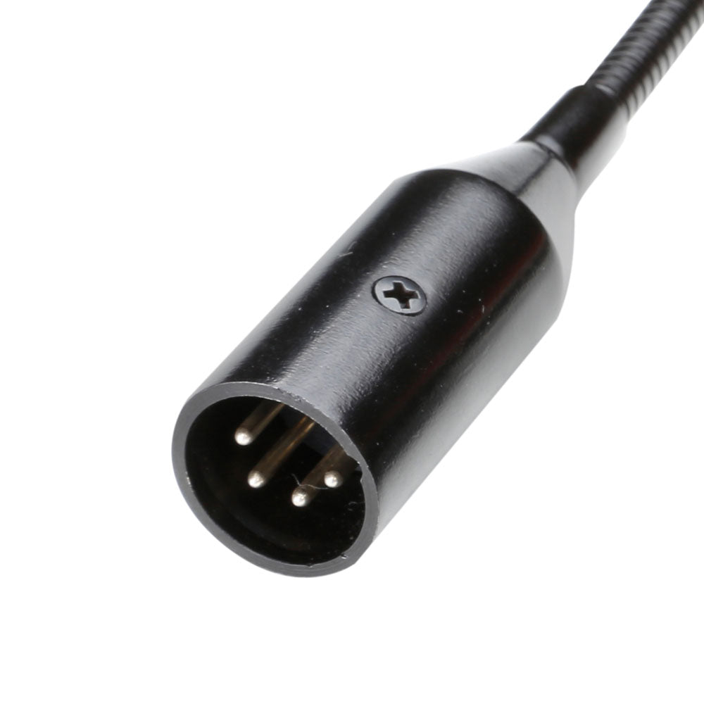 Adam Hall Stands SLED 1 ULTRA XLR 4 - lampada a collo di cigno XLR a 4 poli con 4 COB-LED’er