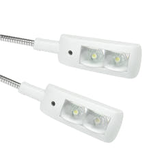 Adam Hall Stands SLED 2 PRO W - luce LED per leggio, bianca
