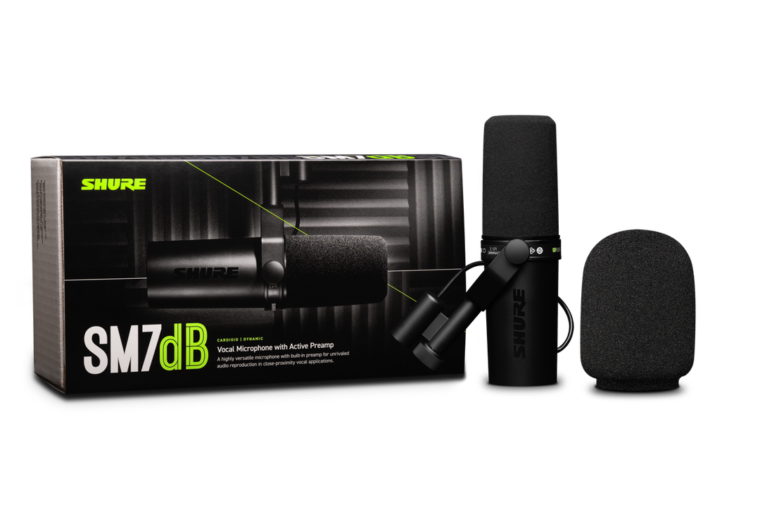 Shure SM7dB Microfono Dinamico Attivo per Podcast