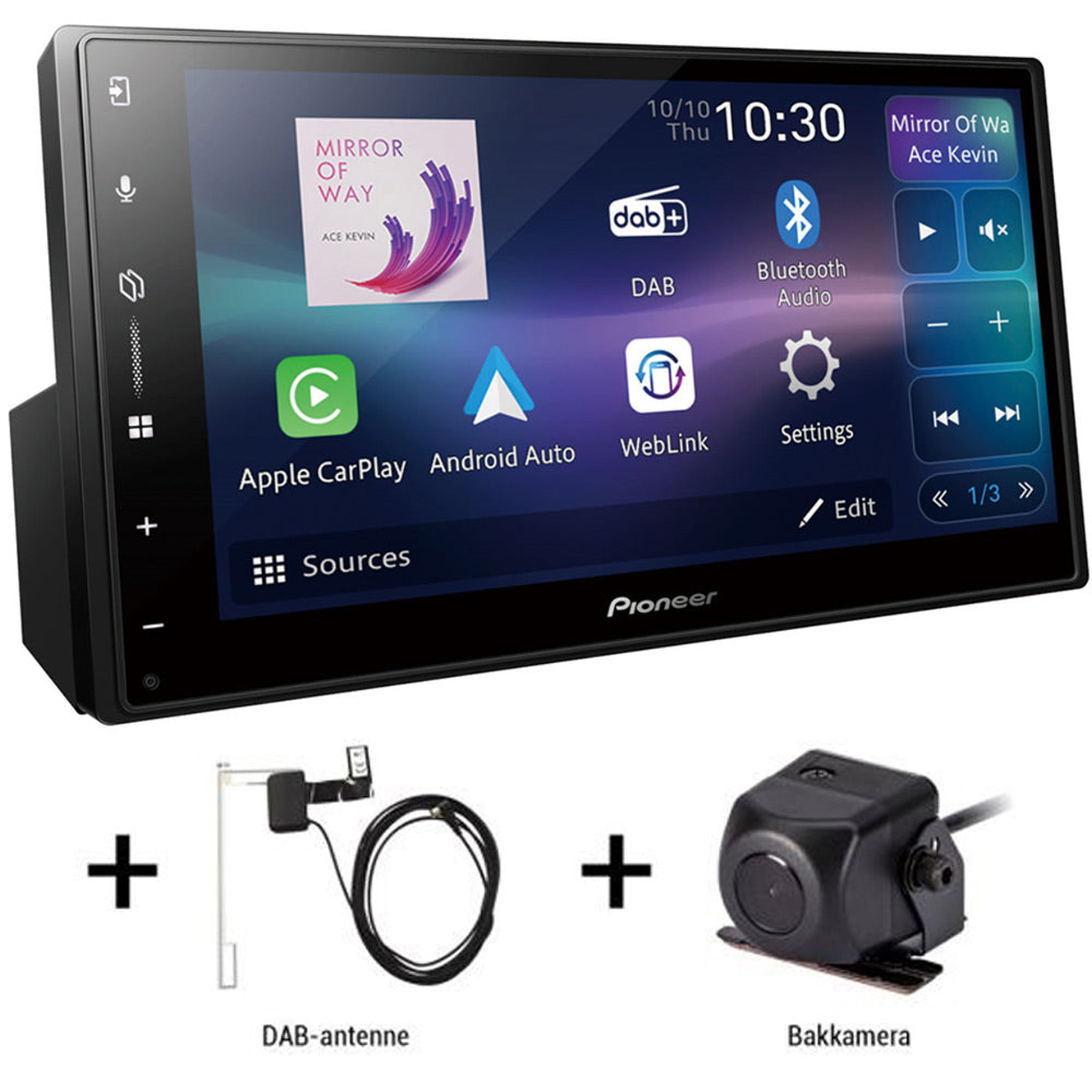 Pioneer SPH-DA77DAB/Bakkamera - Apple CarPlay Wireless
