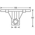 Adam Hall Stands SPS 57 - Supporto di Montaggio per Altoparlanti