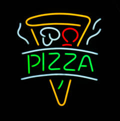 Insegna al Neon "Pizza" (55cm)