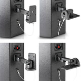 Adam Hall Stands SUWMB 10 B - Supporto da parete universale per altoparlanti fino a 10 kg, nero