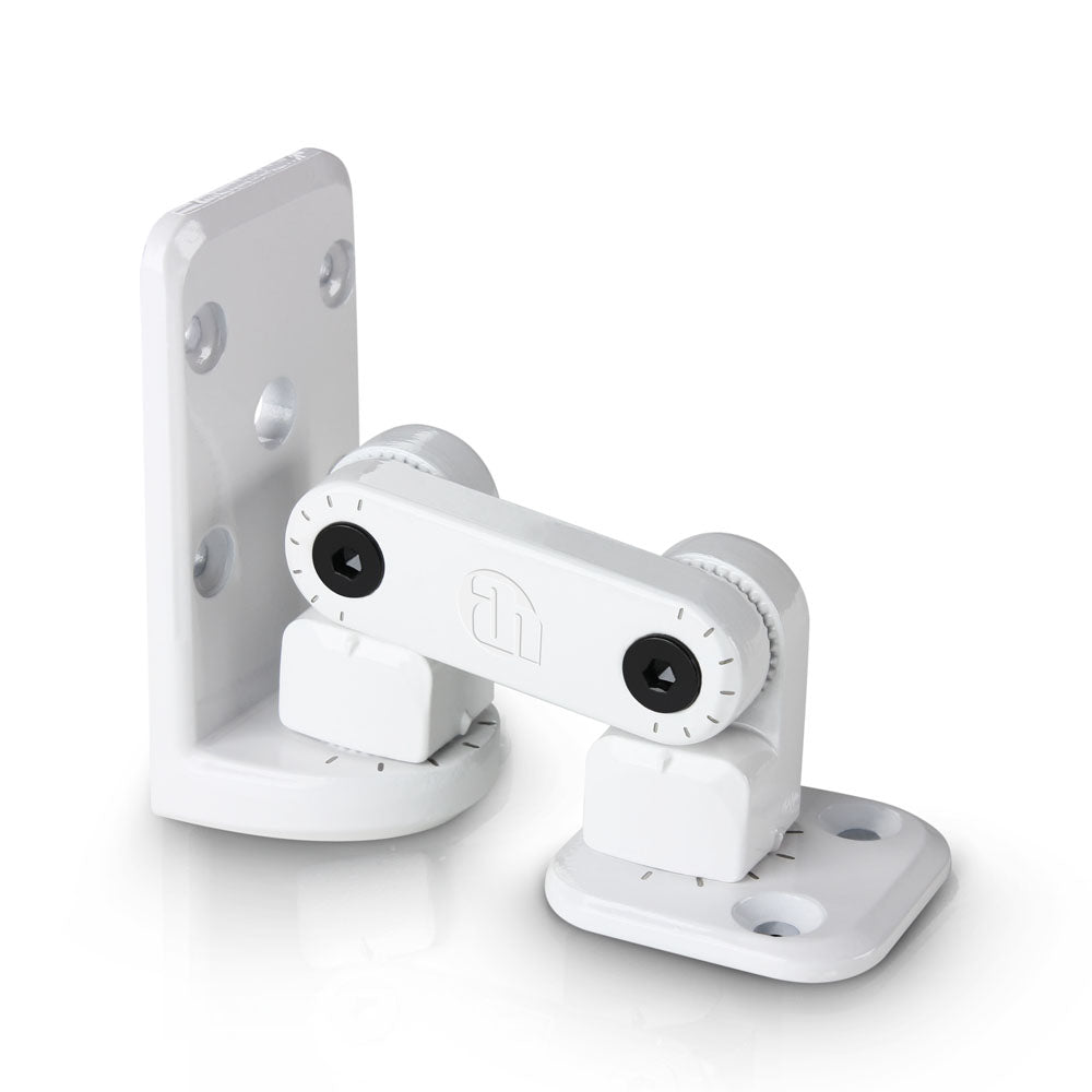 Adam Hall Stands SUWMB 10 W - Supporto da parete universale per altoparlanti fino a 10 kg, bianco