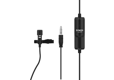 Microfono lavalier Synco per fotocamera e cellulare