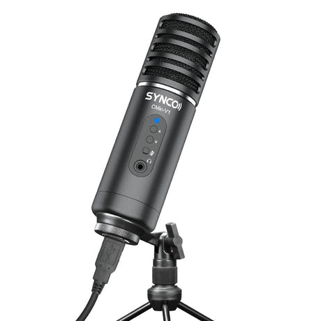 Synco Microfono da studio USB a grande diaframma