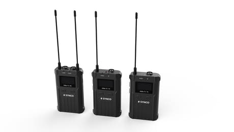 Set microfonico wireless Synco PRO 1 RX e 2 TX UHF
