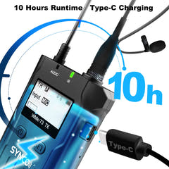 Set microfonico wireless Synco PRO 1 RX e 2 TX UHF