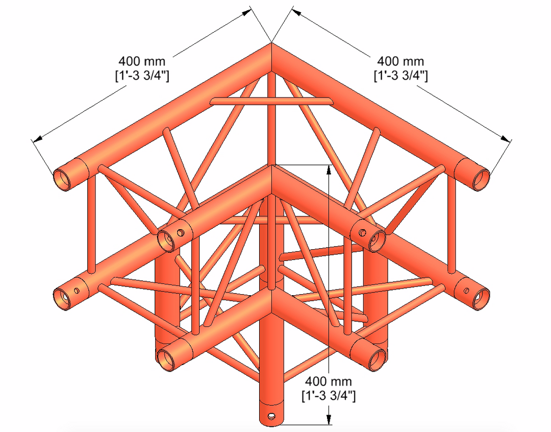 Milos QTM quatro angolo 3-vie 90°