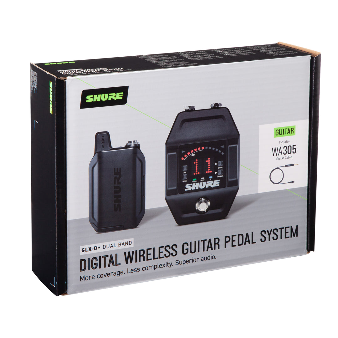 Shure GLXD16+ Sistema wireless per pedale chitarra