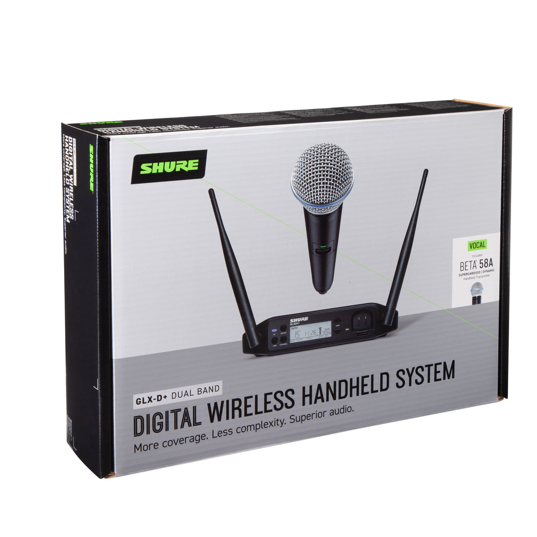 Shure GLXD24+ BETA58A Sistema microfono wireless