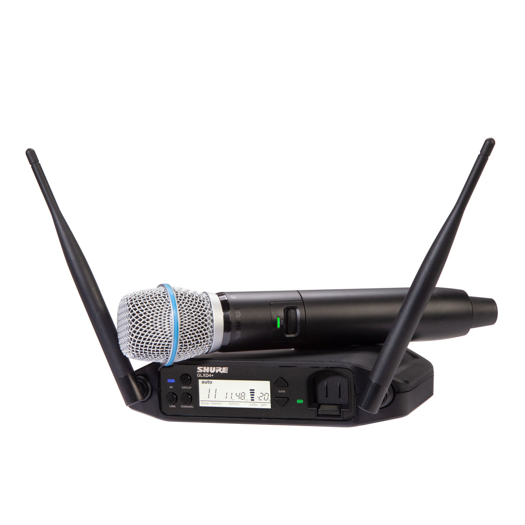 Shure GLXD24+ BETA87A Sistema microfono wireless