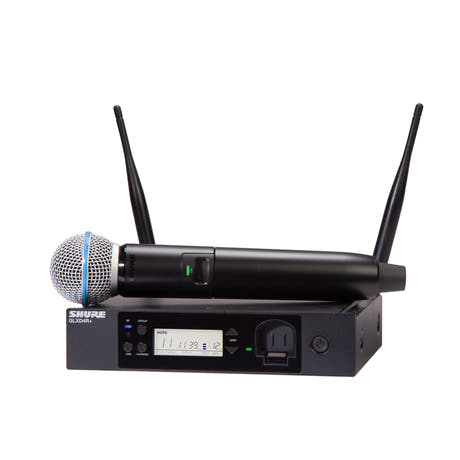 Shure GLXD24R+ BETA58A Sistema microfono wireless a rack