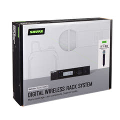 Shure GLXD24R+ BETA87A Sistema microfono wireless a rack