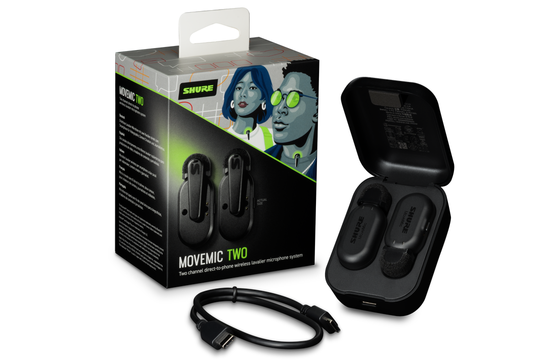 Shure MoveMic Two Bluetooth Set Microfoni (2 Microfoni)