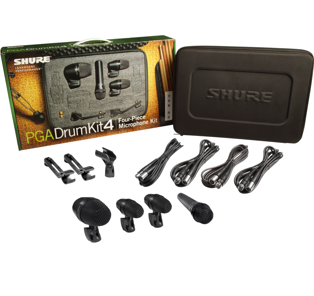 Shure PGA Drumkit 4 Pacchetto Microfoni per Batteria