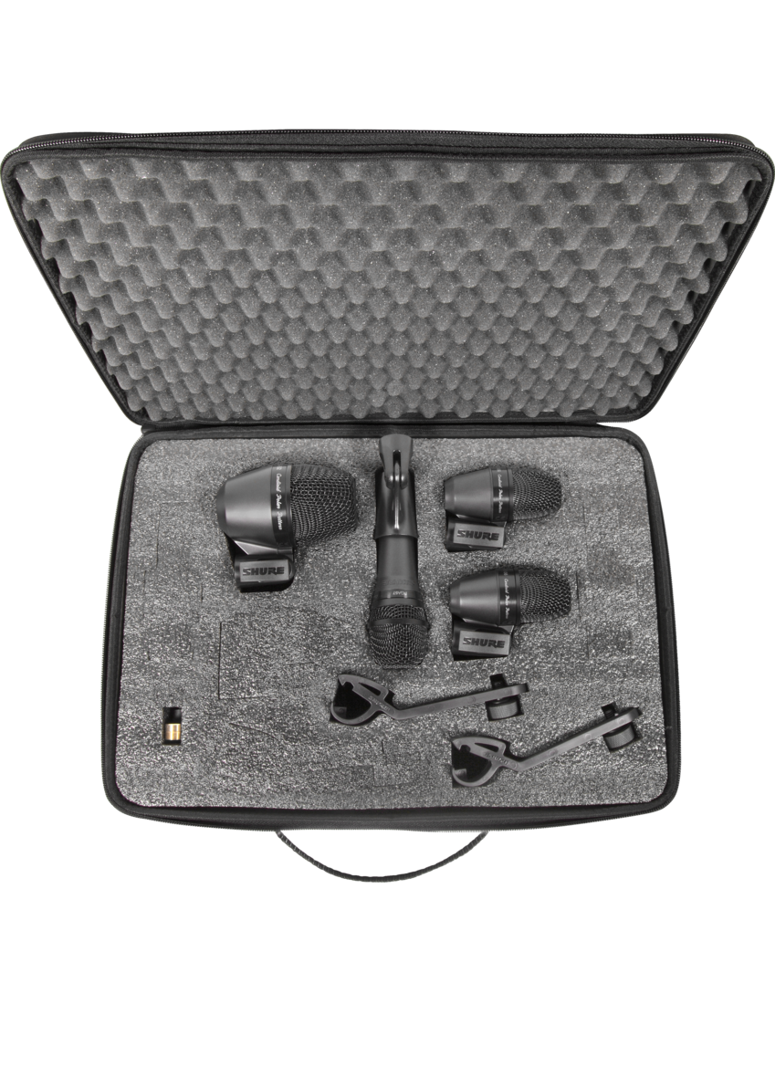 Shure PGA Drumkit 4 Pacchetto Microfoni per Batteria