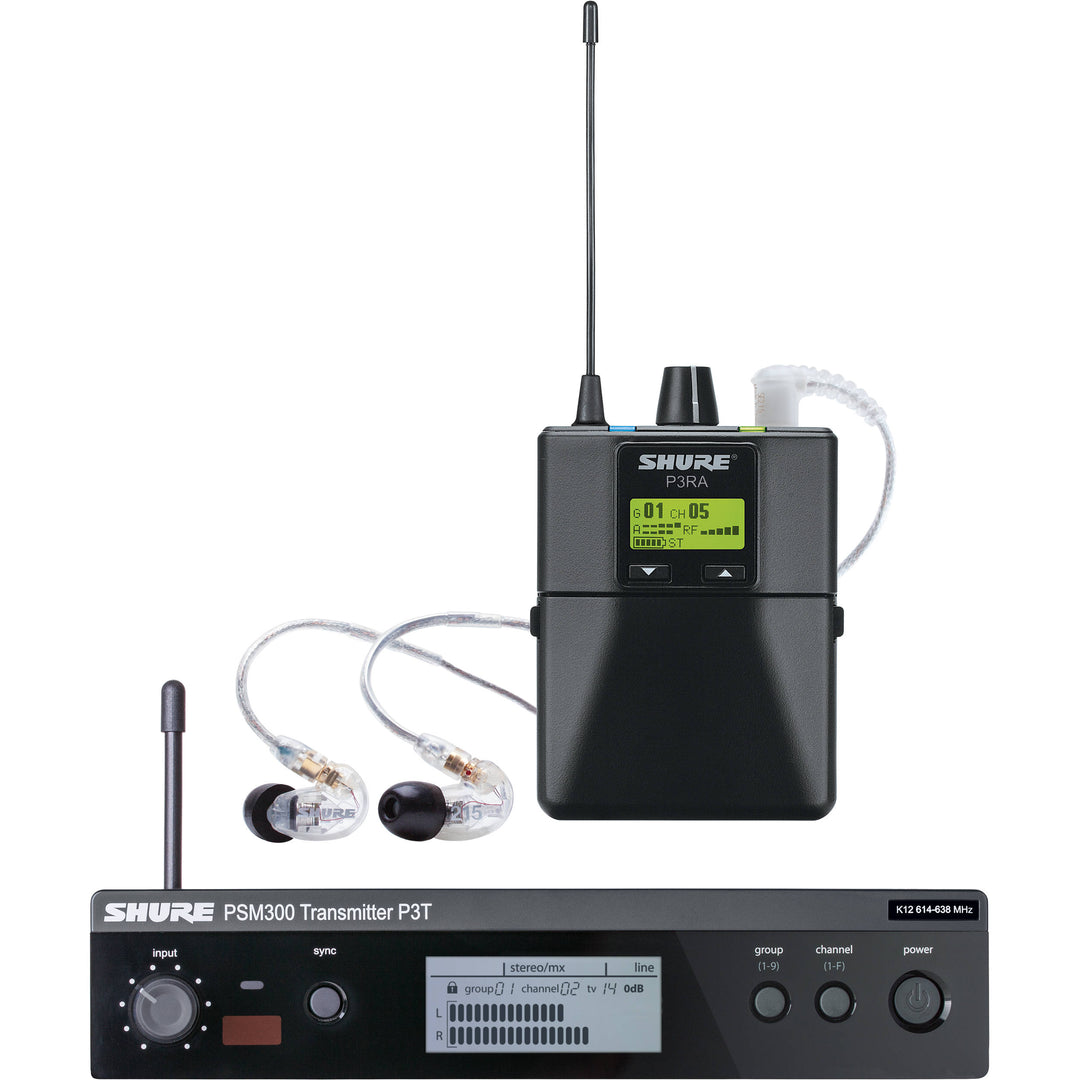 Shure PSM300 SE215 - Sistema In-ear (H20)