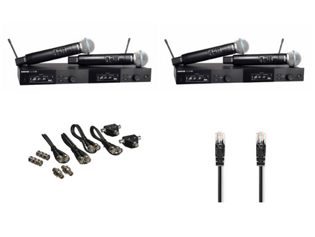 Shure SLXD BETA58A Sistema Wireless (4 canali, J53)