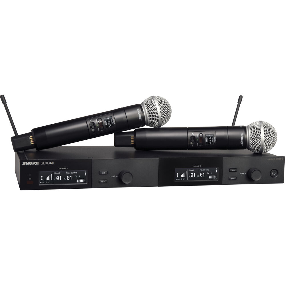 Shure SLXD24DE/SM58-J53 Sistema Microfono Wireless (562-606Mhz)