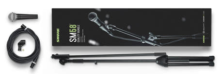 Shure SM58 LC Bundle Microfono per Voce