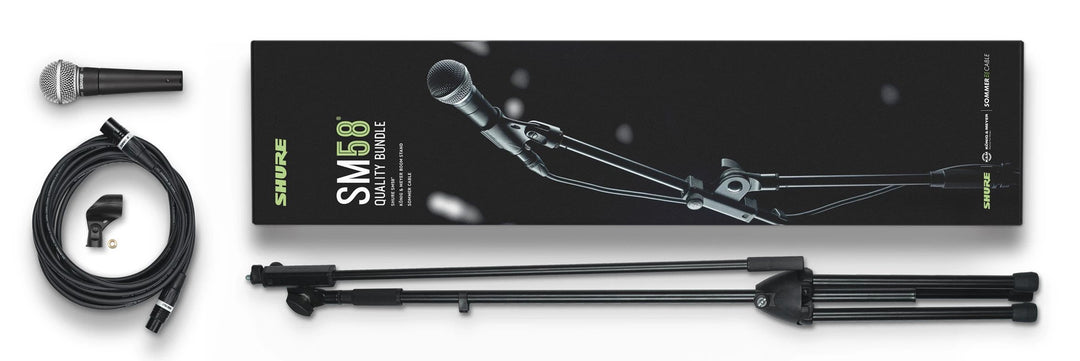 Shure SM58 LC Bundle Microfono per Voce