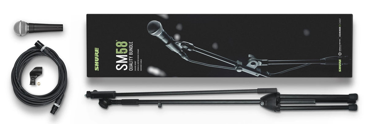 Shure SM58 LC Bundle Microfono per Voce