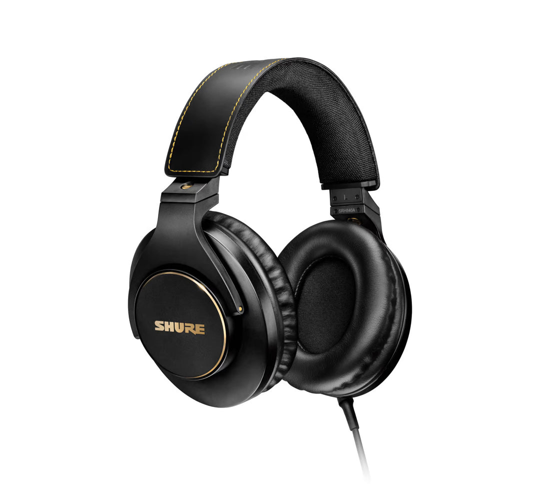 Shure SRH840A-EFS Cuffie da studio (Nero/Oro)