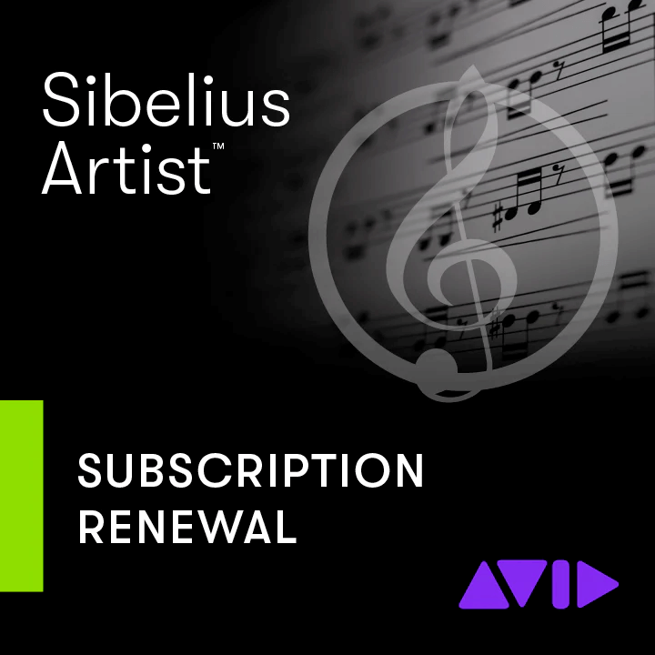 Sibelius Artist Subscription RINNOVO