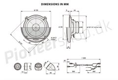 Pioneer TS-G130C Sistema Altoparlante Auto (13cm, 5,25")