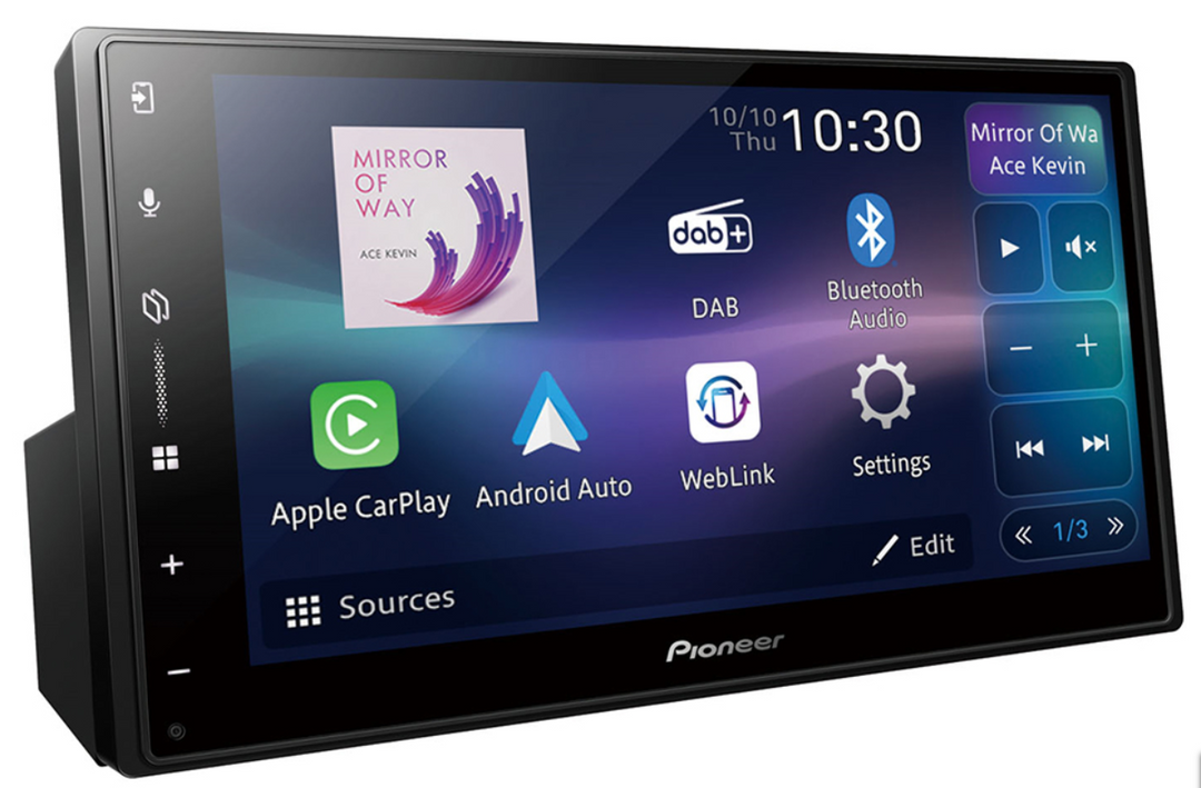 Pioneer SPH-DA77DAB/Bakkamera - Apple CarPlay Wireless