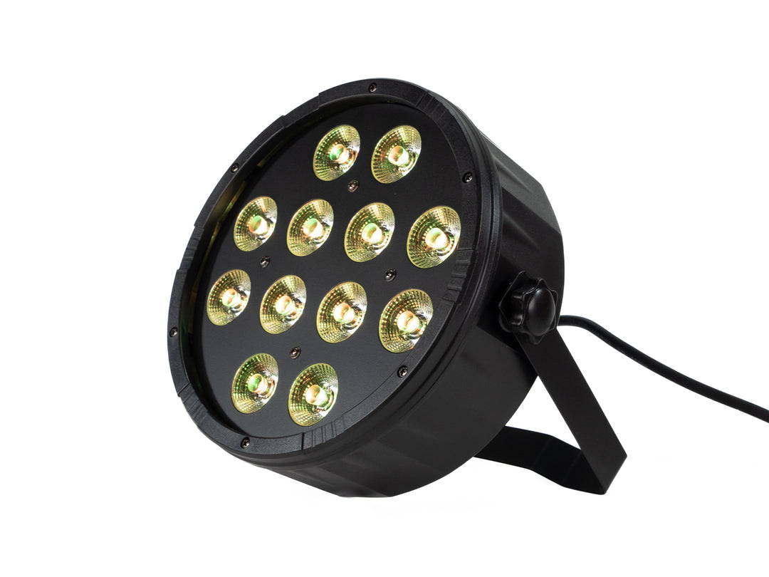 Marconi Polaris 12x12W RGBW Parlampe 8 stk. Bundle m/taske