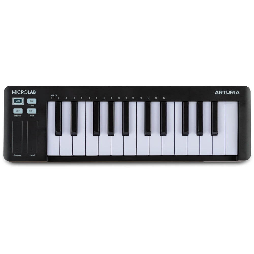 Arturia MicroLab mk3 MIDI-Keyboard (Nero)