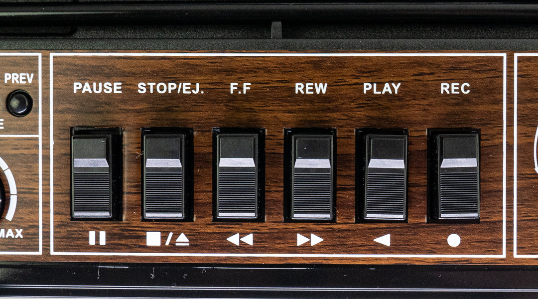 Studio 57 - Lettore di cassette con FM & Bluetooth, Nero