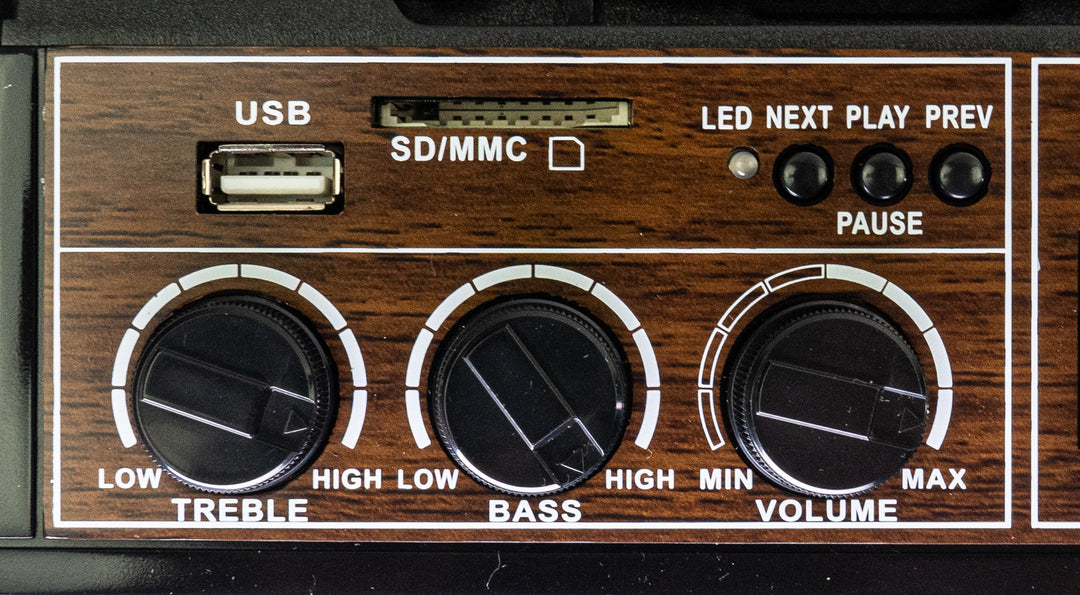Studio 57 - Lettore di cassette con FM & Bluetooth, Nero