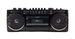 Studio 57 - Lettore di cassette con FM & Bluetooth, Nero