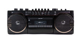 Studio 57 - Lettore di cassette con FM & Bluetooth, Nero