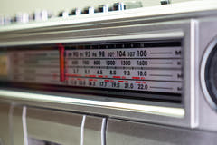Studio 57 - Ghettoblaster con Bluetooth (Argento)