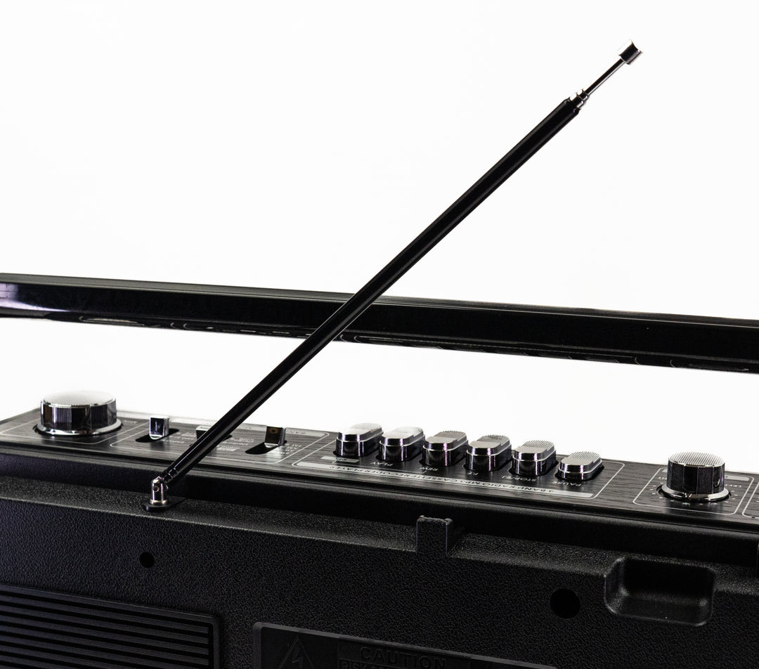 Studio 57 - Ghettoblaster con Bluetooth (Argento)