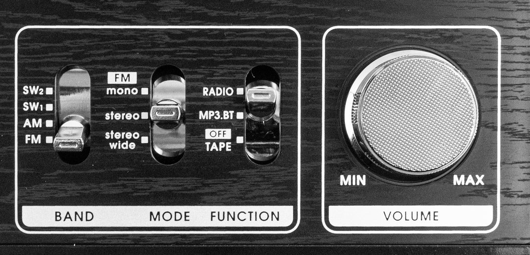 Studio 57 - Ghettoblaster con Bluetooth (Argento)