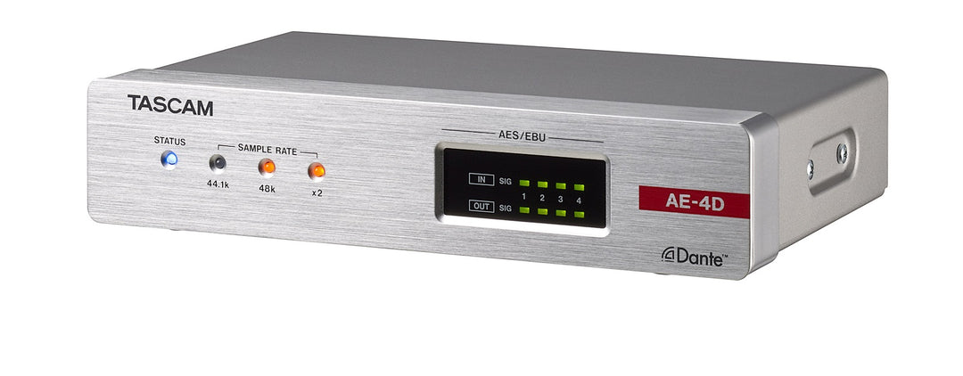 Tascam AE-4 convertitore AES/EBU Dante 2 ingressi / 2 uscite, XLR