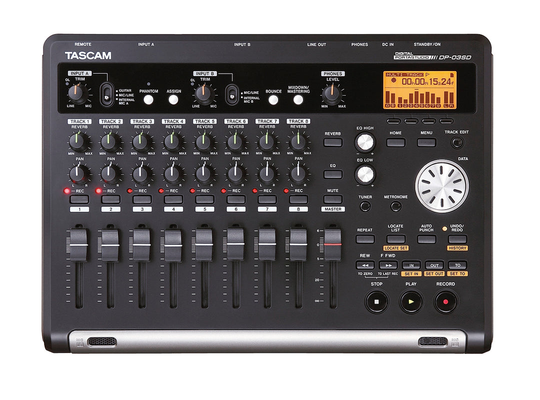 Tascam DP-03SD Registratore digitale a 8 tracce incl. scheda SD da 4GB