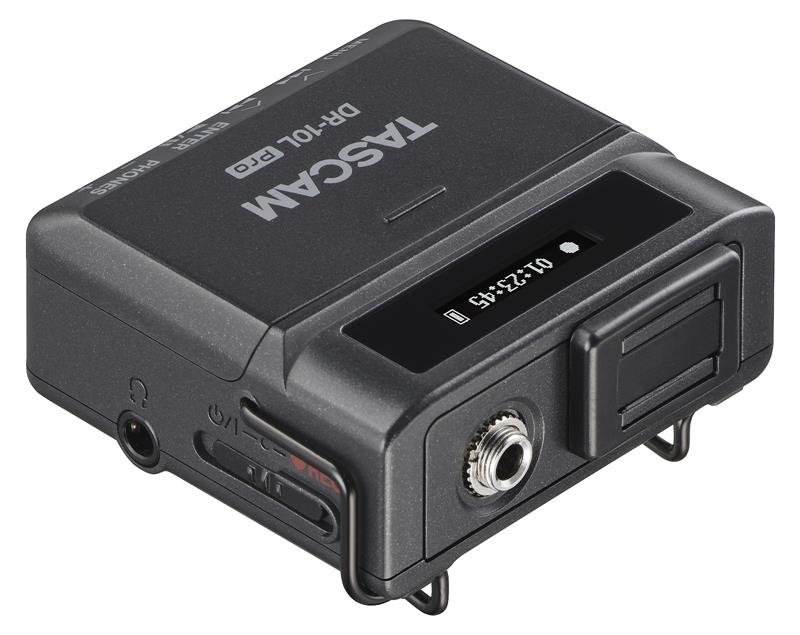 Tascam DR-10L Pro Registratore con microfono lavalier, nero