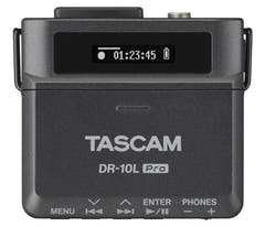 Tascam DR-10L Pro Registratore con microfono lavalier, nero
