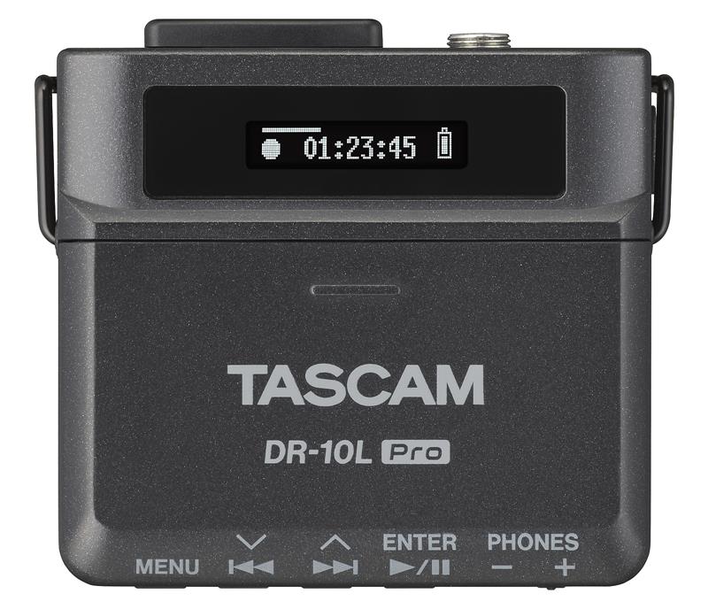 Tascam DR-10L Pro Registratore con microfono lavalier, nero
