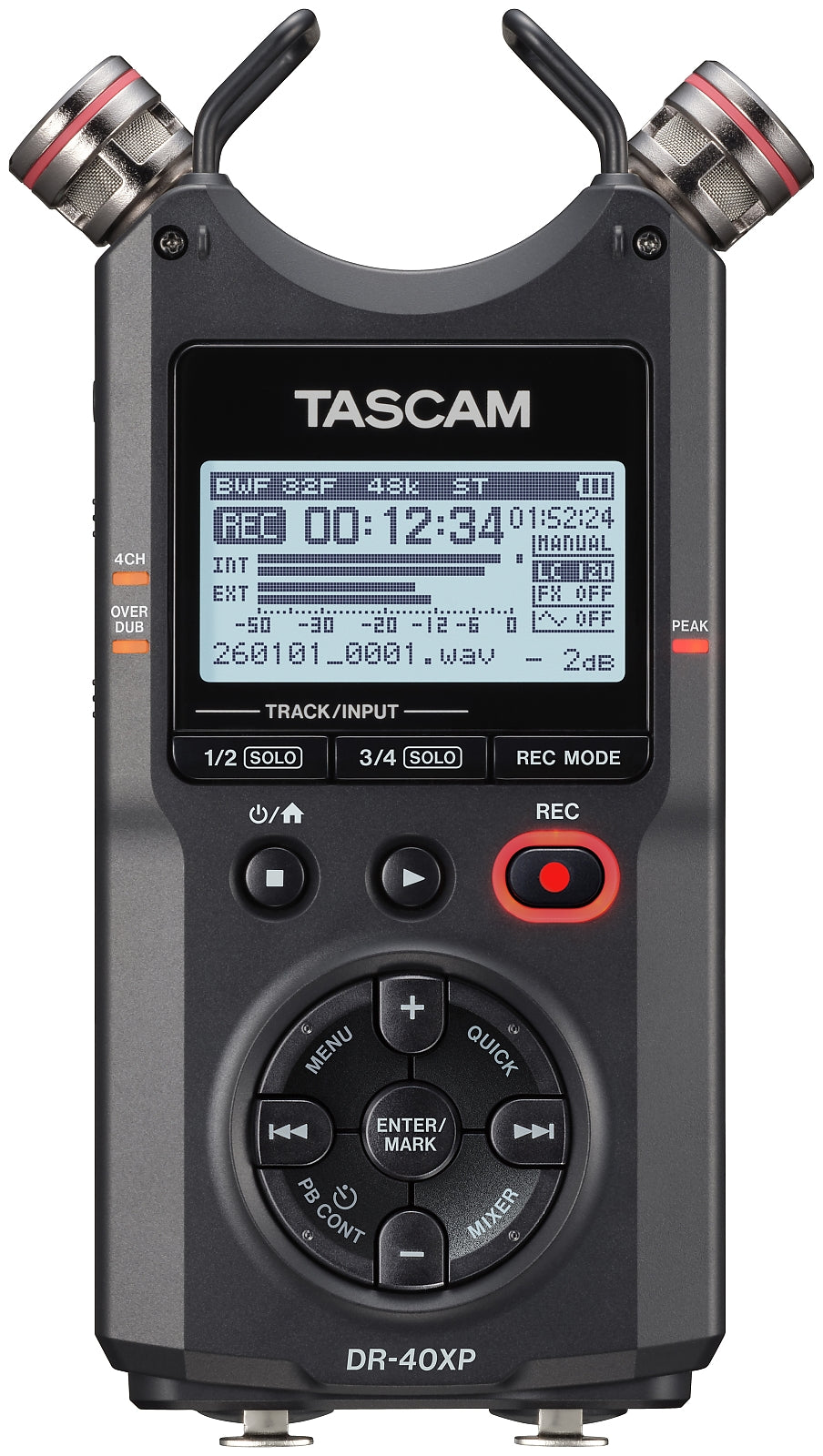 Tascam DR-40XP registratore portatile, dittafono