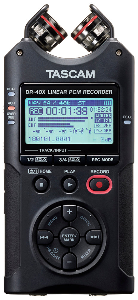 Tascam DR-40X registratore portatile, dittafono