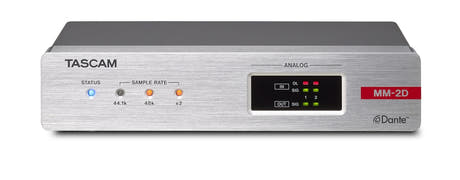 Tascam MM-2D convertitore Analogico Dante 2in / 2 out, XLR