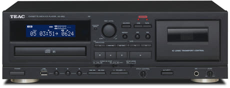 TEAC AD-850-SE Lettore CD e cassette con USB (Nero)