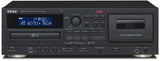 TEAC AD-850-SE Lettore CD e cassette con USB (Nero)
